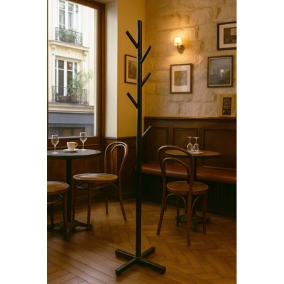 Вешалка напольная АКЛАС Магнолия VKY-6023B 177x46 (Черный)