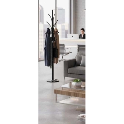 Вешалка напольная АКЛАС Яливець VKY-6292B 179.5x37 (Черный)