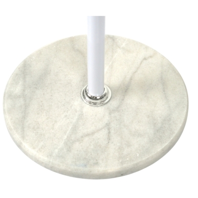 Вешалка напольная АКЛАС Осыка VKY-6009 171x37 (Бук/металл белый)