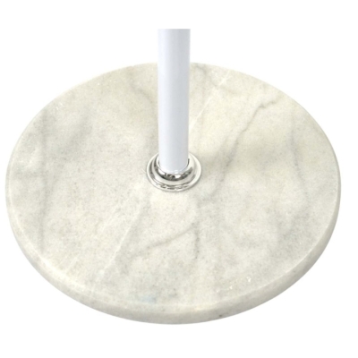 Вешалка напольная АКЛАС Осыка VKY-6009 171x37 (Бук/металл белый)