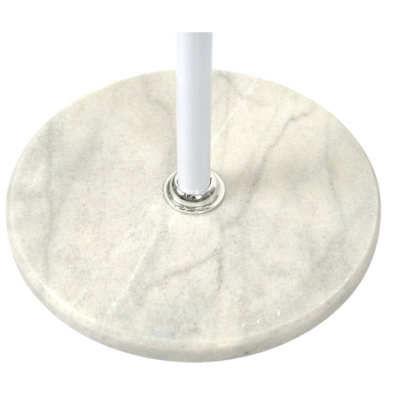 Вешалка напольная АКЛАС Осыка VKY-6009 171x37 (Бук/металл белый)