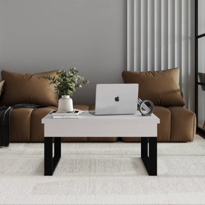 Стол-трансформер Art in Head S-Fly 880*466*600 Белый бриллиант / Черный (TB33010000030)