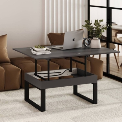 Стол-трансформер Art in Head S-Fly 880*466*600 Графит серый / Черный (TB33070000030)