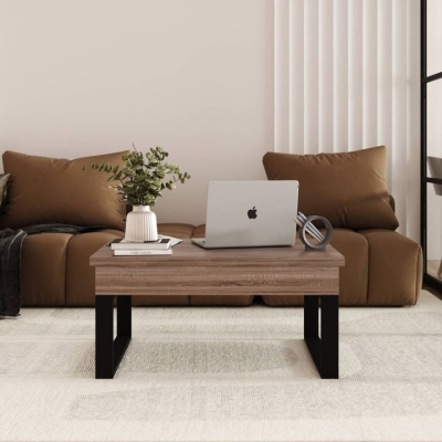 Стол-трансформер Art in Head S-Fly 880*466*600 Дуб винтаж оксид / Черный (TB33090000030)