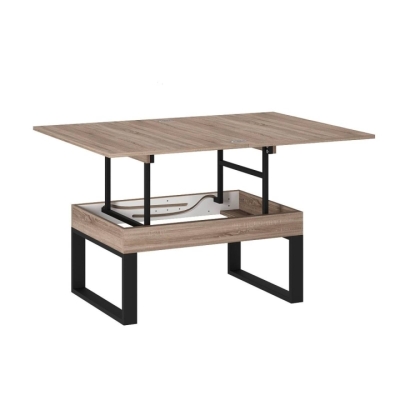 Стол-трансформер Art in Head S-Fly 880*466*600 Дуб винтаж оксид / Черный (TB33090000030)