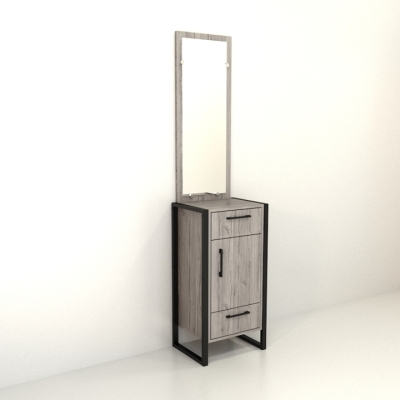  Тумба в прихожую ЛТХ-10 Хортица (460x350x900) Дуб Аппалачи Гамма стиль 