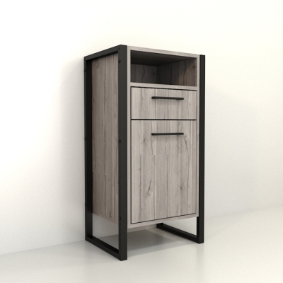 Тумба в передпокій ЛТХ-9 Хортиця (460x350x900) Дуб Аппалачі Гамма стиль