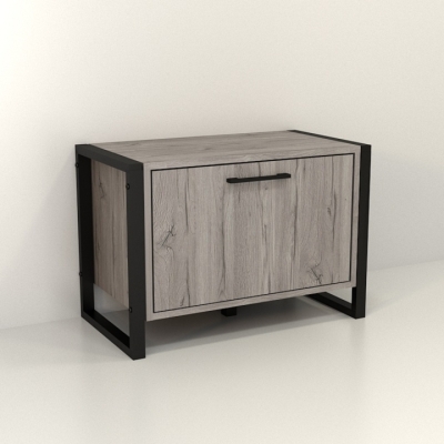 Тумба для обуви ЛТХ-1 Хортица (660x350x450) Дуб Аппалачи Гамма стиль