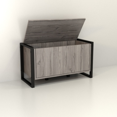  Тумба для обуви ЛТХ-3 Хортица (660x350x450) Дуб Аппалачи Гамма стиль 