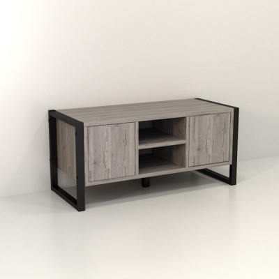 Тумба для обуви ЛТХ-5 Хортица (860x350x450) Дуб Аппалачи Гамма стиль