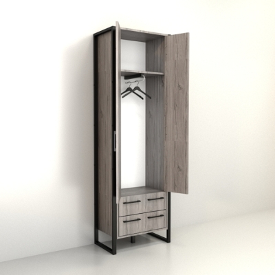  Шкаф ЛШХ-5 Хортица (660x350x1900) Дуб Аппалачи Гамма стиль 