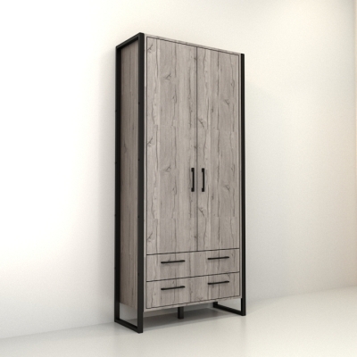 Шкаф ЛШХ-6 Хортица (860x350x1900) Дуб Аппалачи Гамма стиль