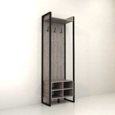 Вешалка ЛШХ-7 Хортица (660x350x1900) Дуб Аппалачи Гамма стиль