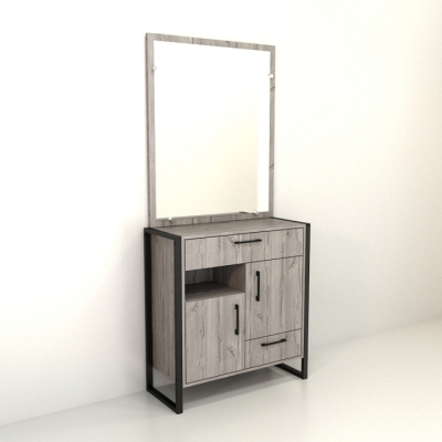  Зеркало ЛЗХ-3 Хортица (860x22x950) Дуб Аппалачи Гамма стиль 