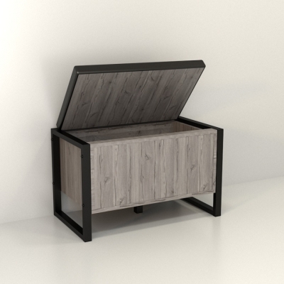  Тумба для обуви ЛТХМ-1 Хортица (660x350x450) Дуб Аппалачи Гамма стиль 