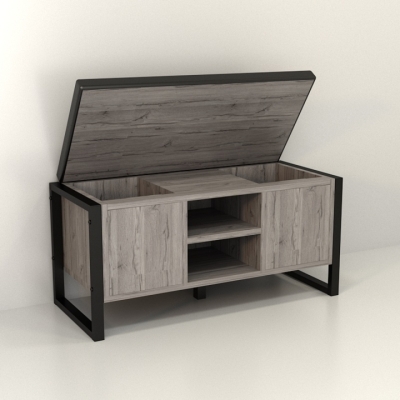  Тумба для обуви ЛТХМ-3 Хортица (860x350x450) Дуб Аппалачи Гамма стиль 