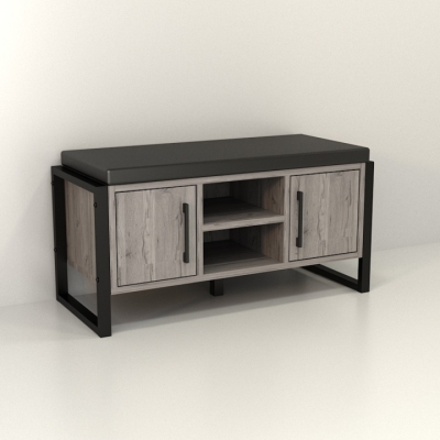 Тумба для обуви ЛТХМ-4 Хортица (860x350x450) Дуб Аппалачи Гамма стиль