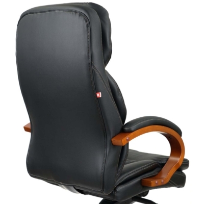 Кресло АКЛАС Тироль EX GB-236WW (Кожа LC-A Black)