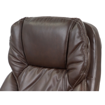 Кресло АКЛАС Тироль EX GB-236WW (Кожа LC-K Dark brown)