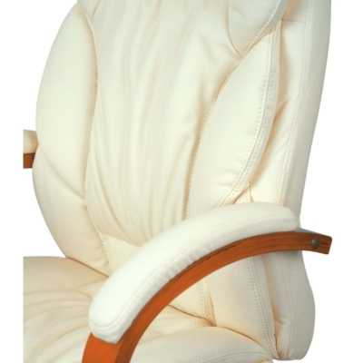 Кресло АКЛАС Тироль EX GB-236WW (Кожа LC-F Beige)