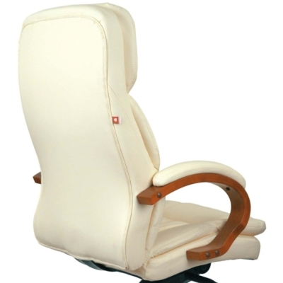 Кресло АКЛАС Тироль EX GB-236WW (Кожа LC-F Beige/PU Beige)