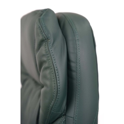 Кресло АКЛАС Тироль EX GB-236WW (Кожа Lux LC Green/PU Green)