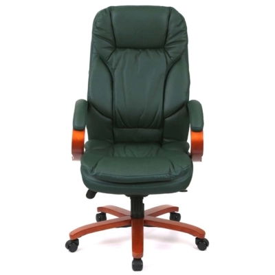 Кресло АКЛАС Тироль EX GB-236WW (Кожа Lux LC Green)