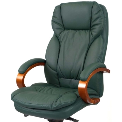 Кресло АКЛАС Тироль EX GB-236WW (Кожа Lux LC Green)