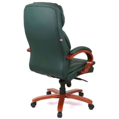 Кресло АКЛАС Тироль EX GB-236WW (Кожа Lux LC Green/PU Green)