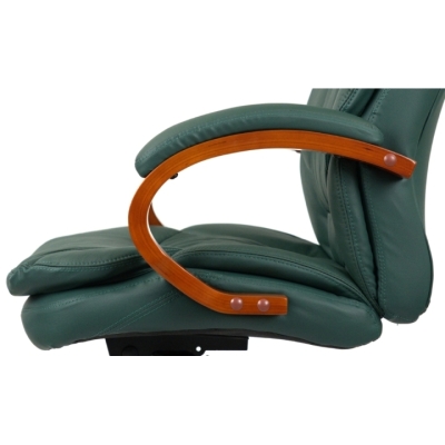 Кресло АКЛАС Тироль EX GB-236WW (Кожа Lux LC Green)