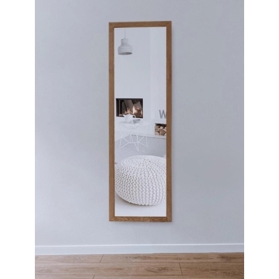 Дзеркало настінне світло коричневе (500мм x 0мм x 1500мм)