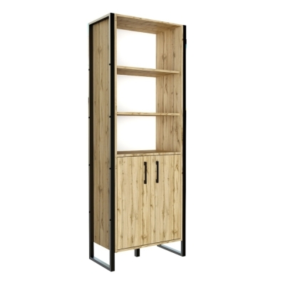  Офисный шкаф лофт ШЛГ-2 Дуб Аппалачи (800x400x1900) Гамма стиль 