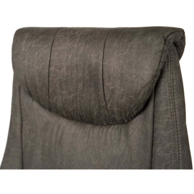 Кресло АКЛАС Булат R-SR (Иск. замша 02 Dark gray)