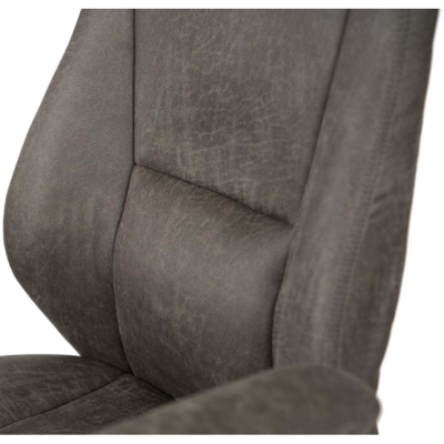 Кресло АКЛАС Булат R-SR (Иск. замша 02 Dark gray)