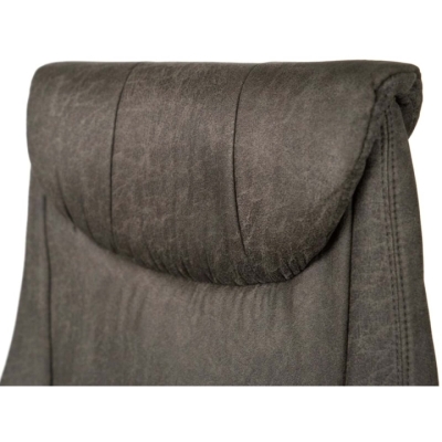 Кресло АКЛАС Булат R-SR (Иск. замша 02 Dark gray)