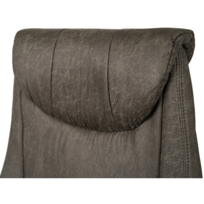Кресло АКЛАС Булат R-SR (Иск. замша 02 Dark gray)