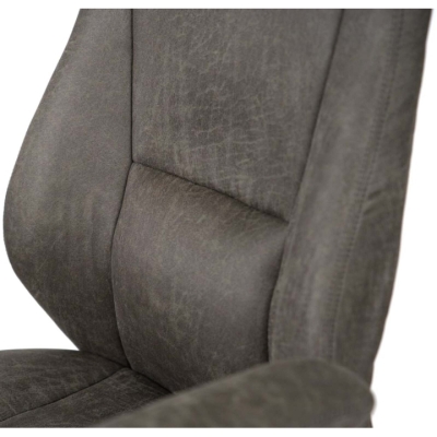 Кресло АКЛАС Булат R-SR (Иск. замша 02 Dark gray)