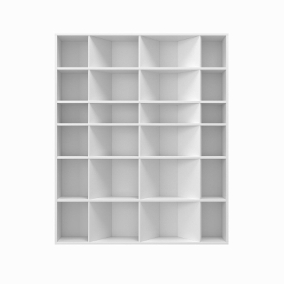 Стеллаж открытый Art in Head 1 Light Белый бриллиант 1200*1460*160 (LT13010000000)