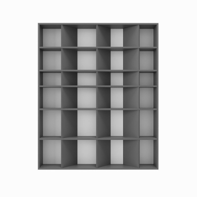 Стеллаж открытый Art in Head 1 Light Графит серый 1200*1460*160 (LT13070000000)