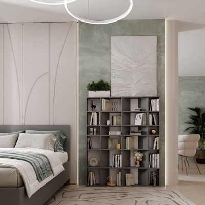 Стеллаж открытый Art in Head 1 Light Графит серый 1200*1460*160 (LT13070000000)