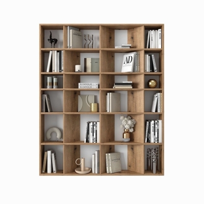 Стеллаж открытый Art in Head 1 Light Дуб эвок прибрежный 1200*1460*160 (LT13100000000)