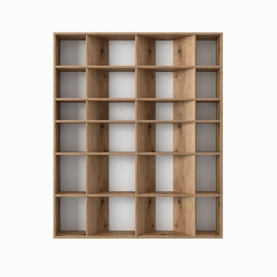 Стеллаж открытый Art in Head 1 Light Дуб эвок прибрежный 1200*1460*160 (LT13100000000)