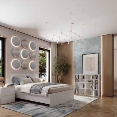 Стеллаж открытый Art in Head 2 Light Белый бриллиант 1200*1000*160 (LT14010000000)