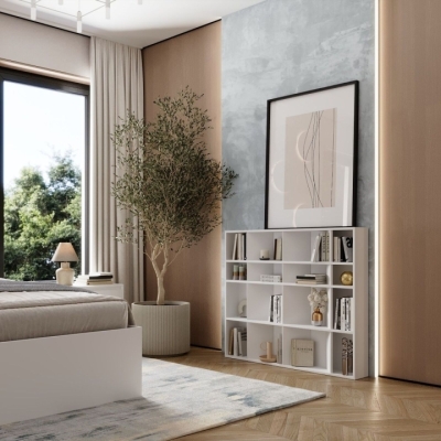 Стеллаж открытый Art in Head 2 Light Белый бриллиант 1200*1000*160 (LT14010000000)