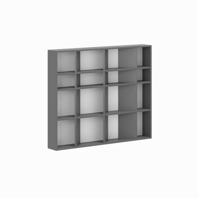 Стеллаж открытый Art in Head 2 Light Графит серый 1200*1000*160 (LT14070000000)