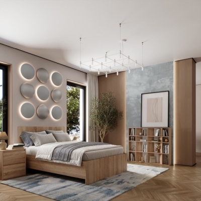 Стеллаж открытый Art in Head 2 Light Дуб сонома светлый 1200*1000*160 (LT14130000000)