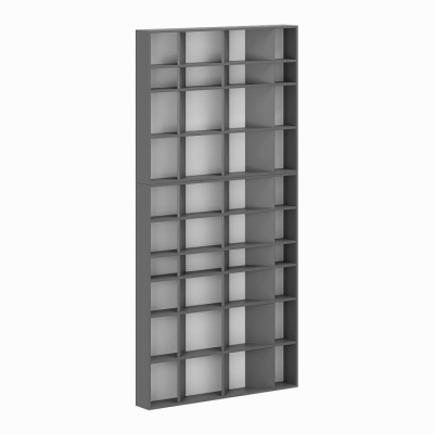 Стеллаж открытый Art in Head 1+2 Light Графит серый 1200*2460*160 (LT130700000001)