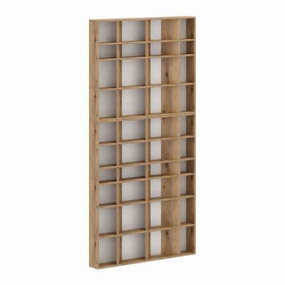 Стеллаж открытый Art in Head 1+2 Light Дуб эвок прибрежный 1200*2460*160 (LT131000000001)