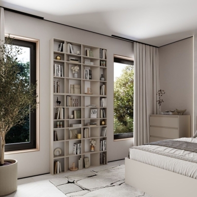 Стеллаж открытый Art in Head 1+2 Light Кашемир 1200*2460*160 (LT131400000001)