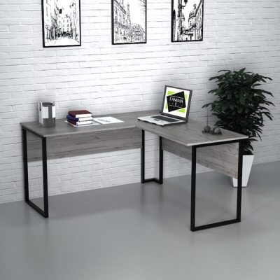 Офисный стол лофт СУЛХ-1-1 (1400x1600x750) Хортица Гамма стиль (V23302)